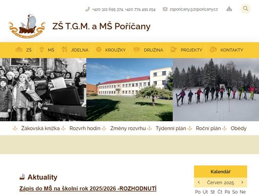 zš a mš poříčany