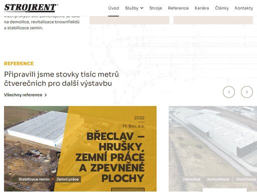 obojí jsou v;naší krvi již 25 let. nabízíme hrubé terénní úpravy pro výstavbu, včetně komunikací a inženýrských sítí a také kompletní dopravní stavby.