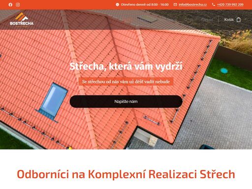 bostřecha: profesionální realizace střech: kvalitní materiály a bezplatná cenová nabídka. realizace frýdek-místek, ostrava a celý moravskoslezský kraj.
