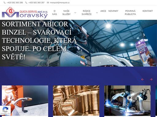 naše firma moravský quick - servis, spol. s r.o. s ústředím v prostějově je odborníkem na prodej, servis a konzultace v oblasti svařovací techniky. naši klienti mohou očekávat širokou škálu produktů, včetně svařovacích zdrojů od…