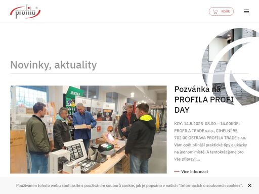 obchodní společnost zabývající se obkladovou technikou od roku 2002