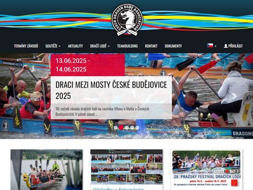 dračí lodě - česká asociace dračích lodí - czech dragon boat association