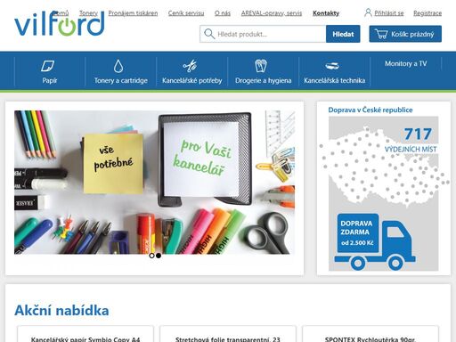 vítejte na vilford.cz! nabízíme zboží každodenní potřeby do vaší kanceláře i domů.