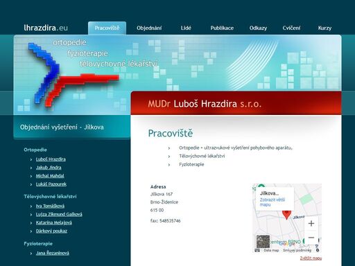 internetové stránky doc mudr luboše hrazdiry, csc, najdete zde základní informace o jeho praxi, ale i něco o jeho oboru, životopis a další...