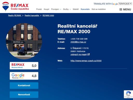 chcete prodat, koupit či pronajmout byt, dům nebo pozemek? spolehněte se na jedničku mezi realitkami. re/max je tu pro vás na více než 170 místech v celé čr.