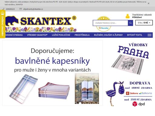 český výrobce skantex.cz kvalitních produktů pro vaši ložnici - naše produkty se vyznačují vysokým pohodlím a odolností.