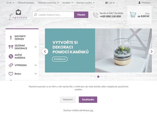 rodinný e-shop lepaso.cz – dekorace z dřeva, kovu, skla i keramiky, bytový textil, svíčky, umělé i sušené květy, galanterie, vintage a svatební dekorace. vše pro váš útulný domov.