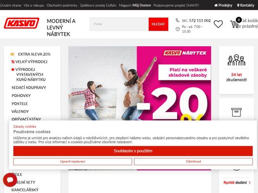 tisíce produktů skladem + 14 kamenných prodejen. tradice od roku 1991. vybírejte online na kasvo.cz!