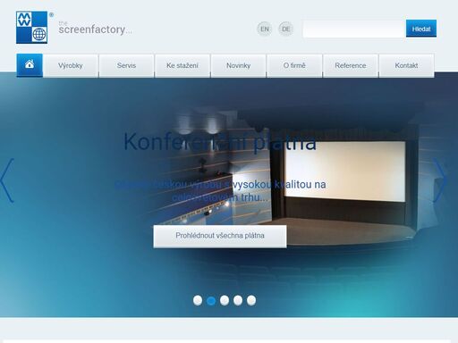 mw screens – promítací plátna, projekční plochy, kinoplochy, rámová plátna, mobilní plátna