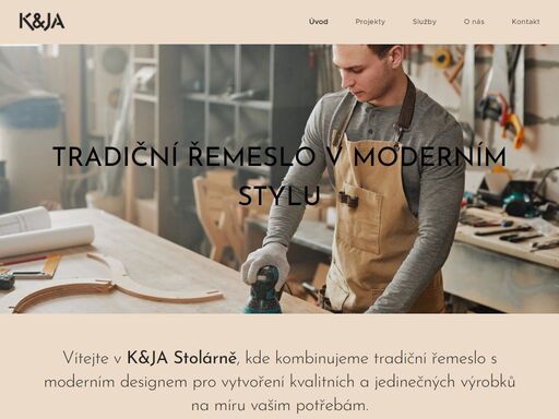 vítejte v k&ja stolárně, kde kombinujeme tradiční řemeslo s moderním designem pro vytvoření kvalitních a jedinečných výrobků na míru vašim potřebám.
