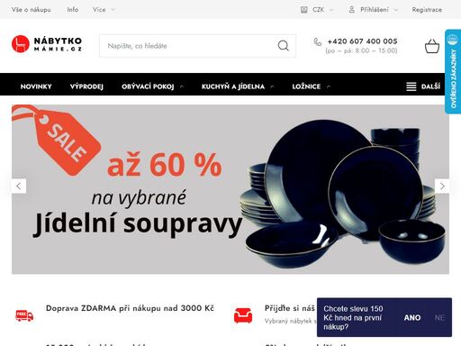 nábytek a bytové doplňky do každého pokoje, na zahradu i pro domácí mazlíčky. široká nabídka kvalitních produktů skladem, rychlé dodání, nízké ceny.