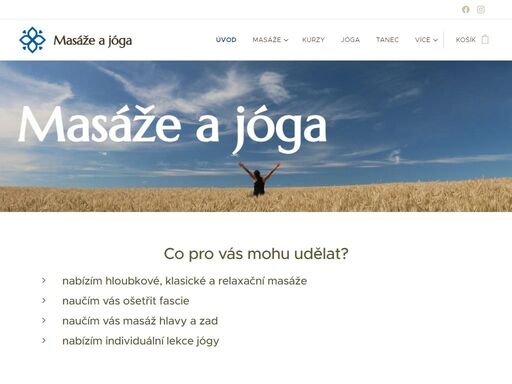 nabízím vám hloubkové, klasické a relaxační masáže.
