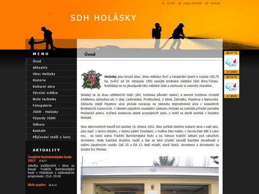 sbor dobrovolných hasičů holásky