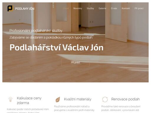 podlahářství. profesionální podlahářské práce. dodáváme a pokládáme podlahy všech typů. provádíme renovace podlah.