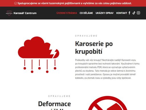 poškodily váš vůz kroupy? karoserii vozu po kroupách opravíme bez nutnosti lakování za pomoci profesionální metody pdr.