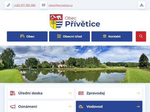 oficiální stránky obce přívětice