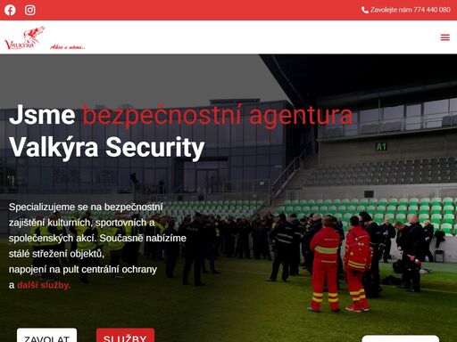 specializujeme se na bezpečnostní zajištění kulturních, sportovních a společenských akcí. současně nabízíme stálé střežení objektů a další.