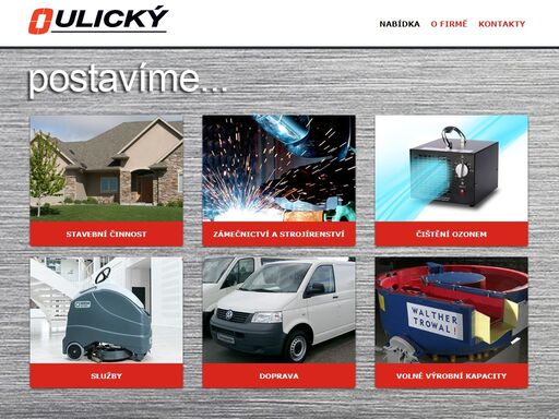 stavební a strojírenská firma