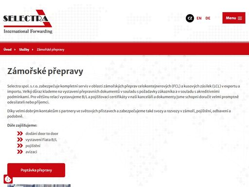 váš partner pro mezinárodní dopravu a logistiku