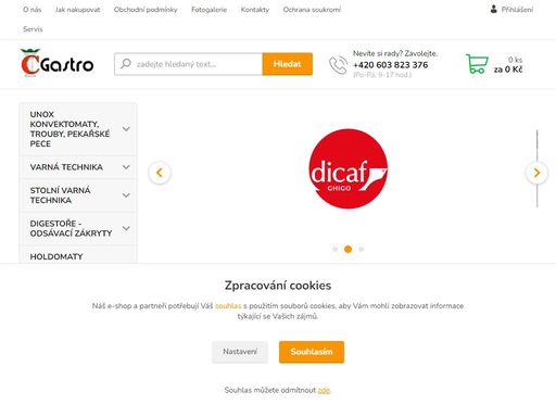 prodej gastrozařízení
