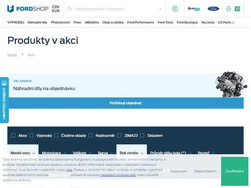 kompletní nabídka náhradních dílů a autodoplňků ford. nakupte od autorizovaného prodejce náhradních dílů za nízké ceny. doprava zdarma již od 3000 kč.