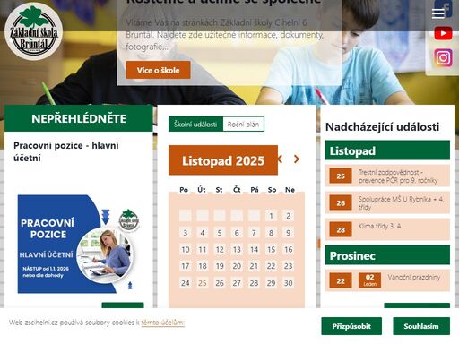 vítáme vás na stránkách základní školy cihelní 6 bruntál. najdete zde užitečné informace, dokumenty, fotografie...