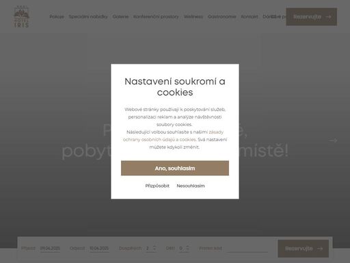 wellness hotel iris*** na pálavě, dovolená, víkendové pobyty, kulturní a společenské akce, pavlov