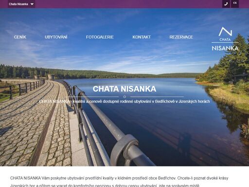 chata nisanka - kvalitní a cenově dostupné rodinné ubytování v bedřichově v jizerských horách chata nisanka vám poskytne ubytování prvotřídní kvality v klidném prostředí obce