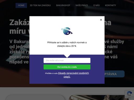 zakázkový 3d tisk přesně podle vašich potřeb. od jednoho kusu po malé série. rychlé dodání, rozumné ceny, technická podpora.