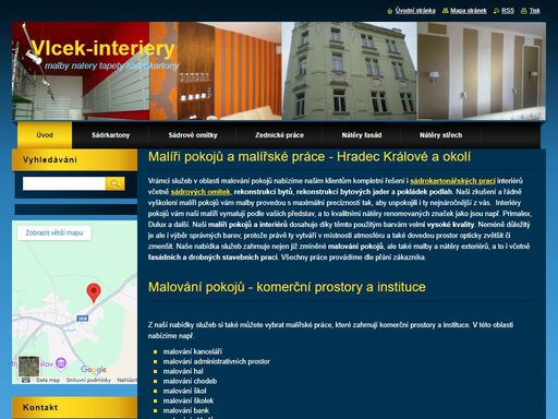 malíři pokojů nabízejí služby v oblasti malování pokojů a malířské práce interiérů a exterierů v oblast. hradec králové, pardubice, náchod, jaroměř.