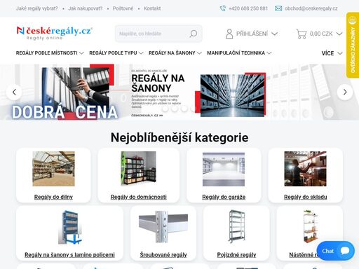 vítejte v obchodě českéregály.cz. vítejte v obchodě s kovovými regály a regálovými systémy, regály do skladu, regály do garáže nebo do dílny a mnoha dalšími produkty pro firmy, sklady a dílny. nabízíme vám kvalitní regály za přijatelné ceny. nabízíme vám široký sortiment vysoce kvalitní manipulační techniky a zařízení…