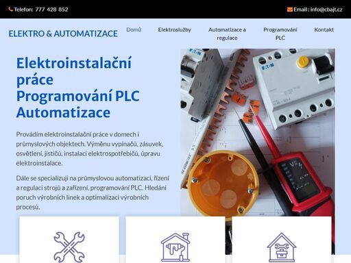 elektroslužby, automatizace, programování plc