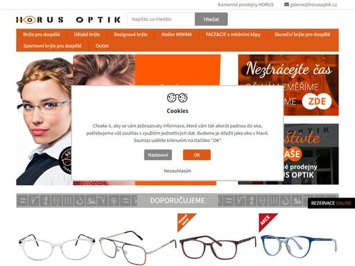 horus optik - individuální přístup a kvalitní brýle po celé praze