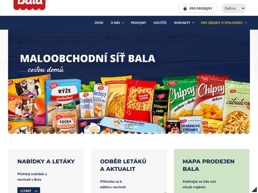 maloobchodní síť bala a síť gastro - zprostředkování obchodních podmínek a marketignová podpora.