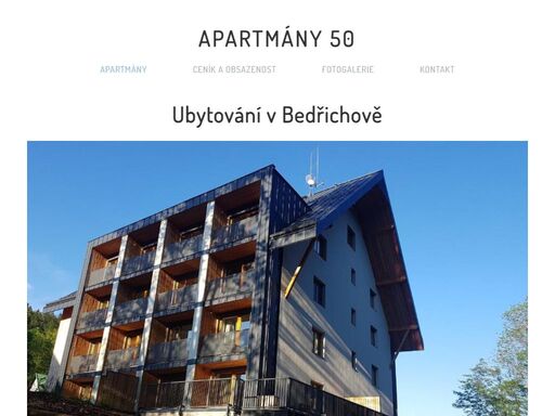 ubytování bedřichov