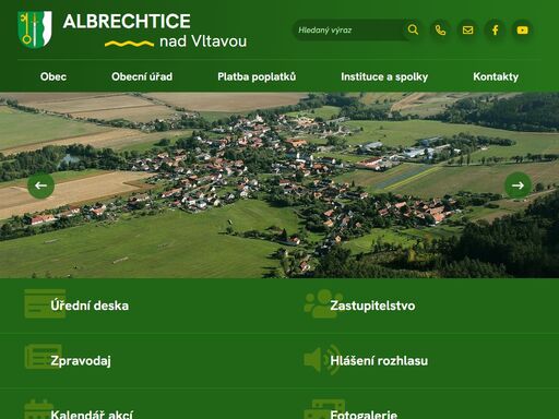 obec albrechtice nad vltavou