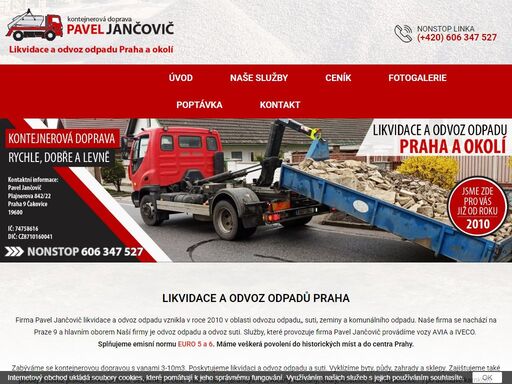 odvoz odpadu praha, odvoz suti praha