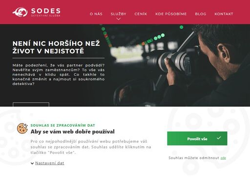 soukromý detektiv hned ??, diskrétně, rychle - působíme po celé čr i v zahraničí. ?? 100% diskrétní detektivní služby. ?? děláme i sledování osob. spolehlivá detektivní kancelář. více na sodes.cz.
