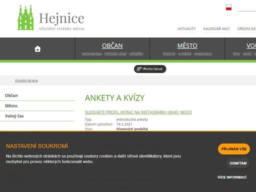 město hejnice - hejnice