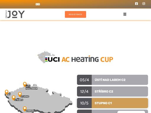 registrace na ac heating cup uci série 2025 jsou již spuštěny! | pořádáme závody, sportovní akce a další eventy. zajistíme i moderování a pr propagaci.