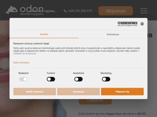 jsme odon dentální hygiena - váš specialista na zářivý bílý úsměv a zubní hygienu. výborně dostupné ordinace na praze 7, 10 a 15