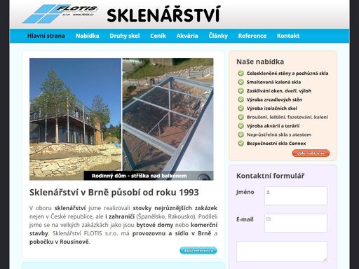 potřebujete sklenářství v brně nebo rousínově? nabízíme i rozvoz zdarma po okolí. široký výběr dekorů za skvělé ceny.