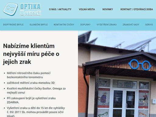 optika u nádraží, akce