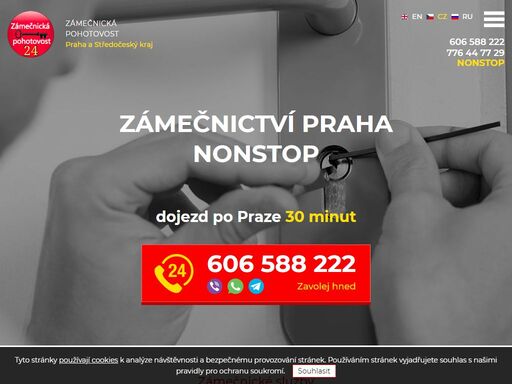 zámečnictví praha nonstop - zámečníci nabízí: otevírání zámků, otevírání aut, výměna bezpečnostních zámků