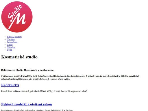 kosmetické studio kobylí