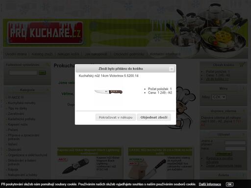 kapesní nože,keramické pánve,nádobí,domácí tescoma, victorinox, fiskars, kolimax, cerammax a jiné
