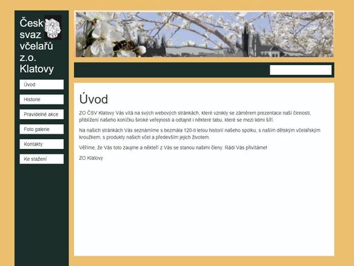 základní organizace klatovy - svaz včelařů