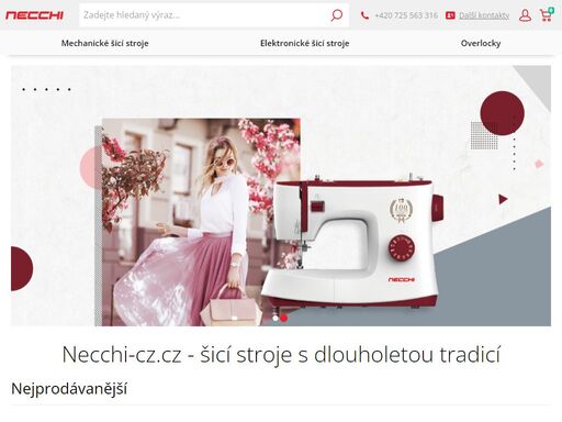 necchi je značka s dlouholetou tradicí, která nabízí špičkové šicí stroje pro domácí i profesionální použití.