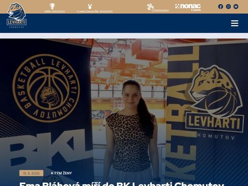 oficiální stránky klubu levharti chomutov