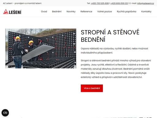 experti na pronájem a montáž lešení pro stavby. vlastní doprava lešení. velké sklady lešení. stavba a montáž lešení.